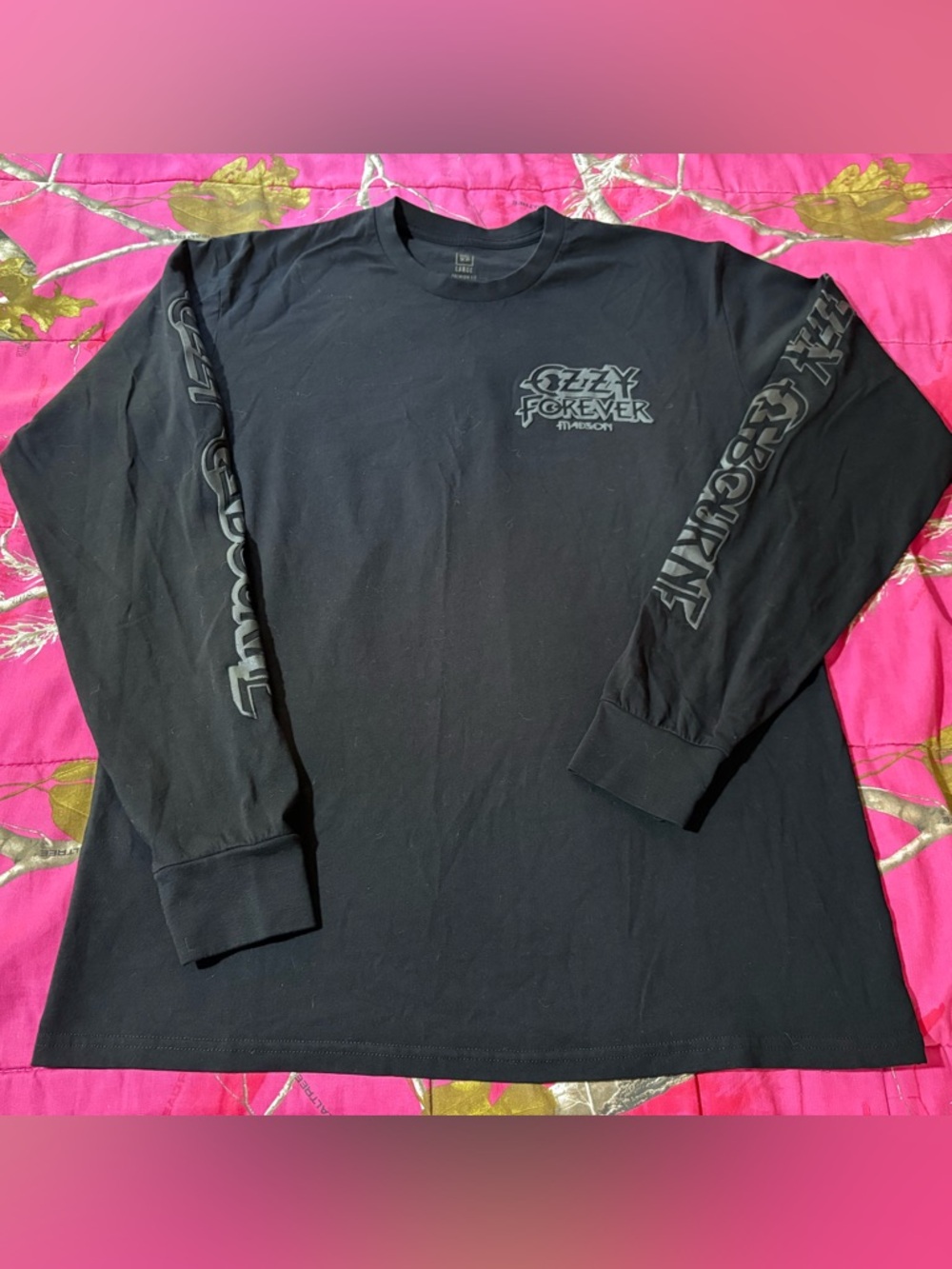 Ozzy Forever Long Sleeve Tee - Black
